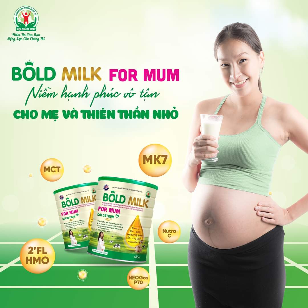 Sữa BOLD MILK ( dành cho bà bầu )